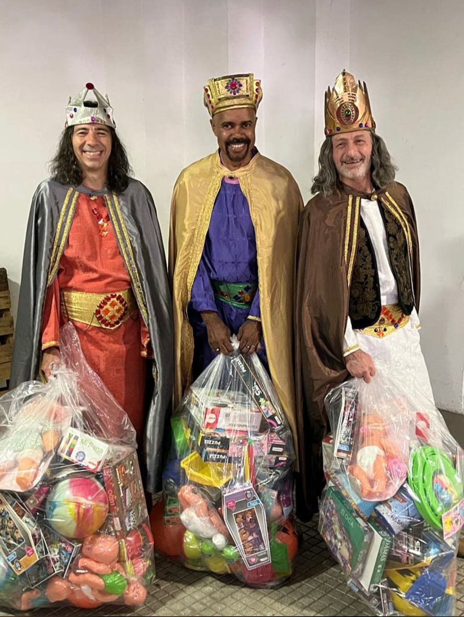 Recorrida solidaria de los Reyes Magos.