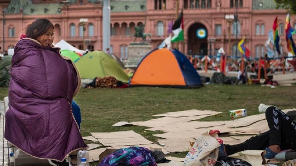 Manifestación por Milagro Sala, Télam