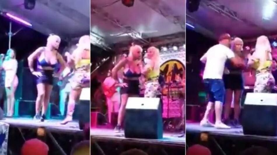 Bomba Tucumana, pelea en el escenario
