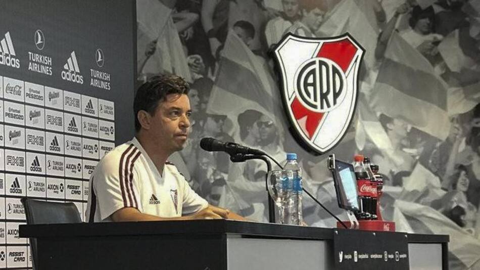 Conferencia de prensa de Marcelo Gallardo, AGENCIA NA