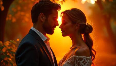 Pareja, romance, novios. Foto: Freepik AI.