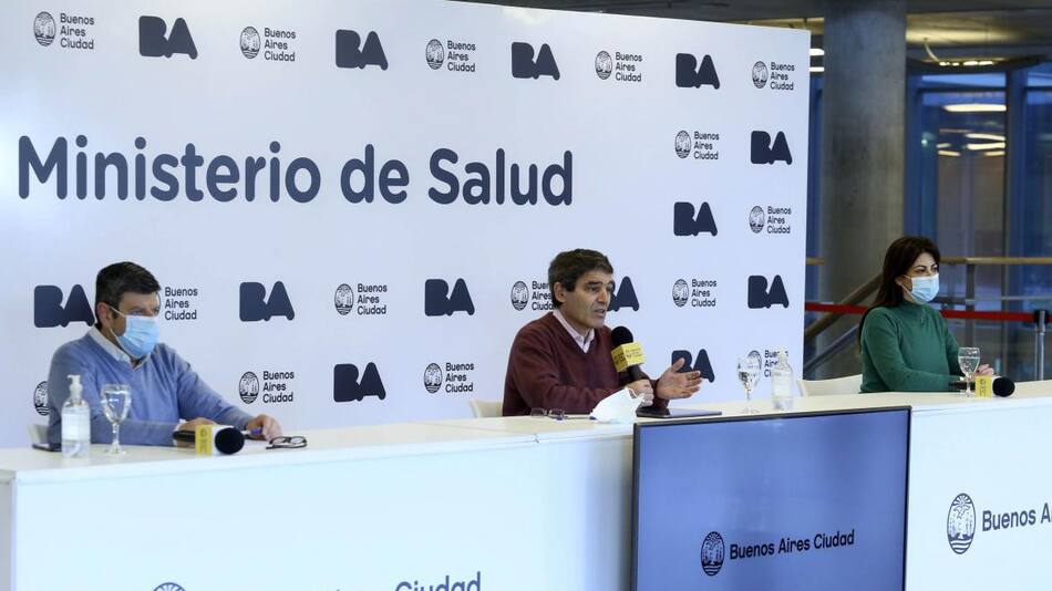 Fernán Quirós, ministro de Salud de Ciudad, Agencia NA