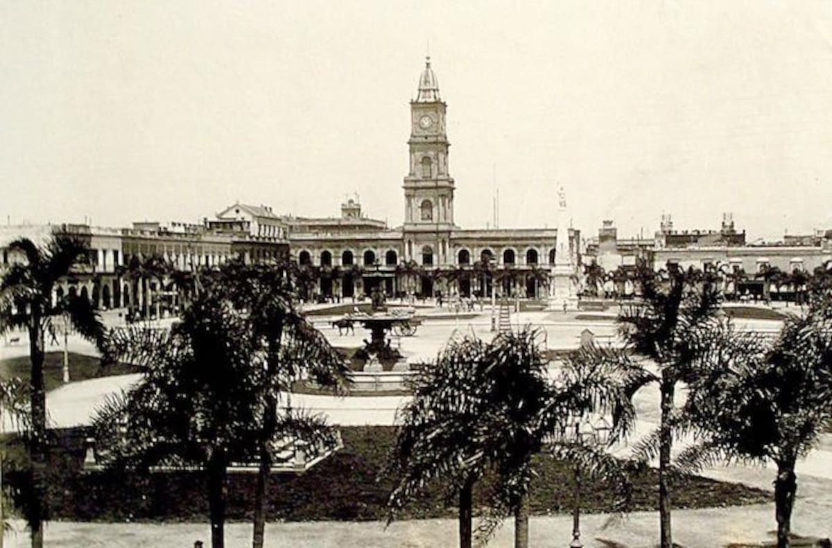 Cabildo, foto de 1876, 25 de Mayo de 1810