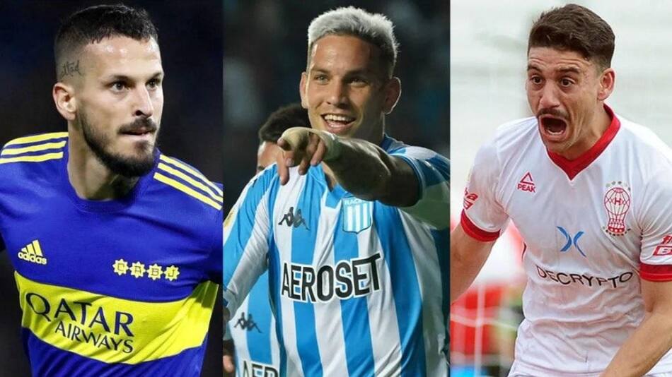 Boca, Racing y Huracán. Foto: NA.