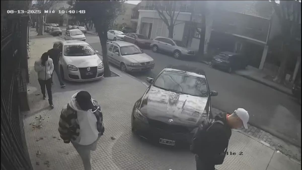 Violento episodio en Caballito.