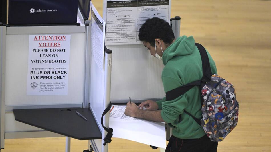 Centros de votación en Estados Unidos. Foto: EFE.