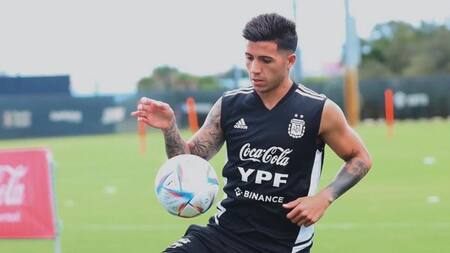 Enzo Fernández, Selección Argentina. Foto: NA.