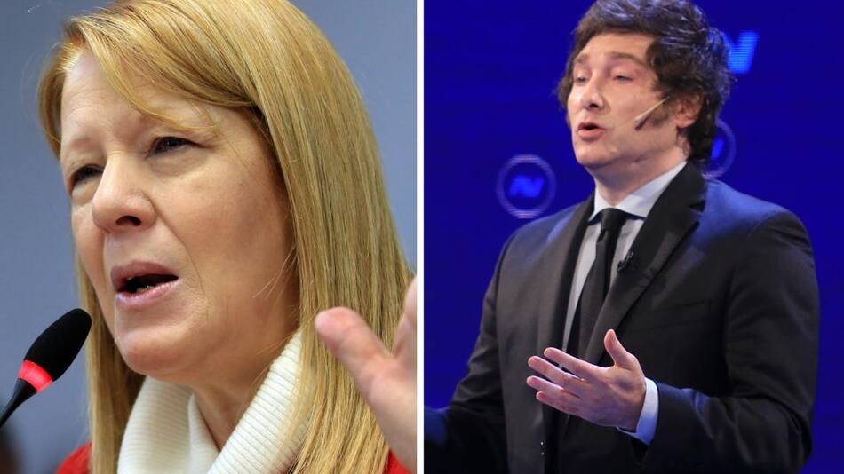 Margarita Stolbizer y Javier Milei