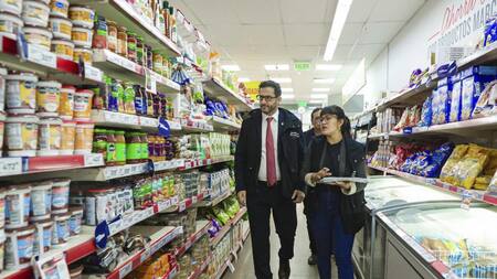 Suspensión de la Secretaría de Comercio a Supermercados Día de Precios Justos. Foto: Telam.