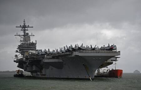 Portaaviones USS George Washington. Foto: Reuters