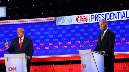 Donald Trump y Joe Biden. Foto: Reuters