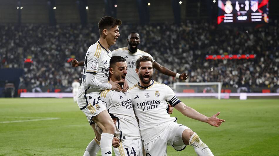 Supercopa de España, Real Madrid vs. Atlético de Madrid. Foto: REUTERS.