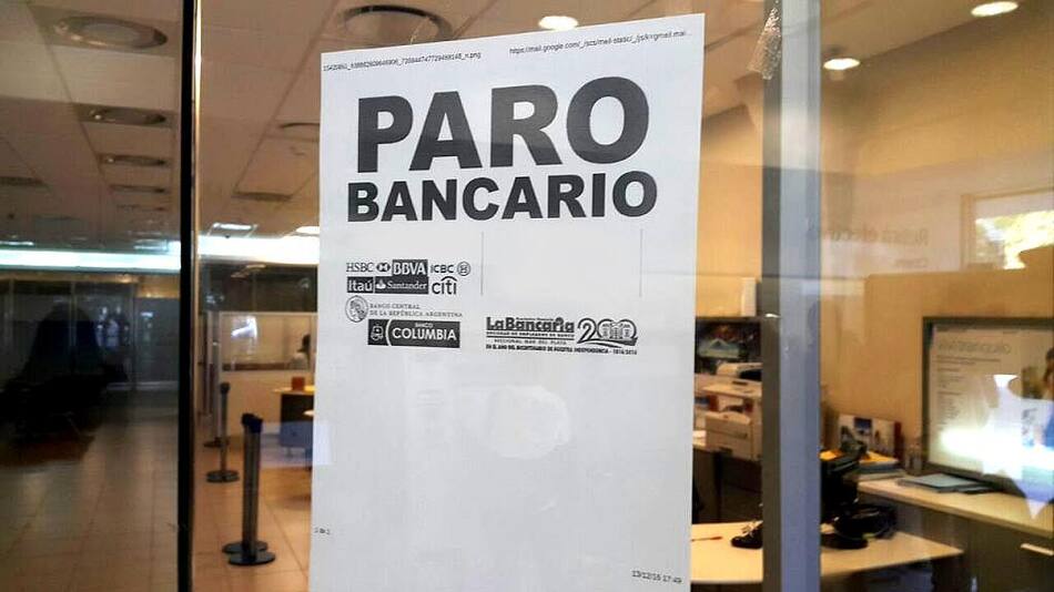 Paro de bancos