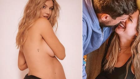 Stephanie Demner y Guido Pella. Foto: redes sociales.