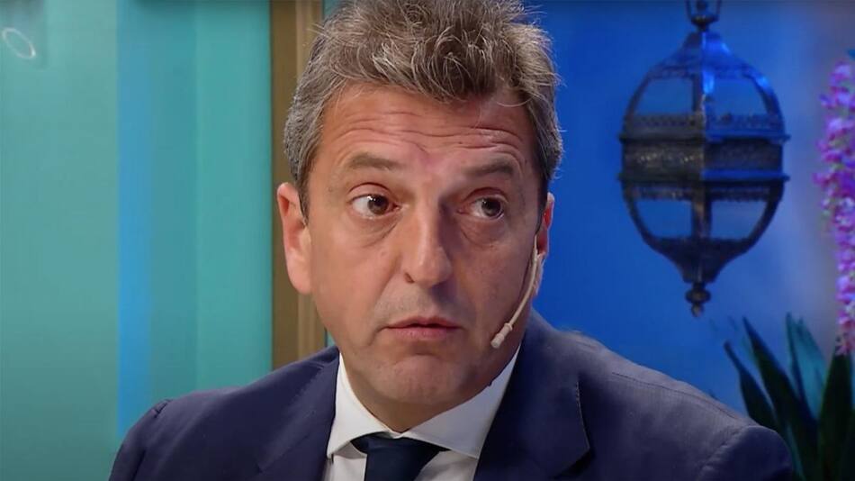 Sergio Massa. Foto: captura de TV.