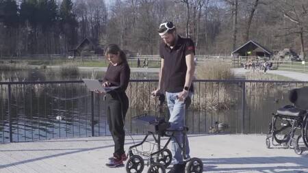 Oskam, el hombre tetrapléjico. Foto: Reuters.
