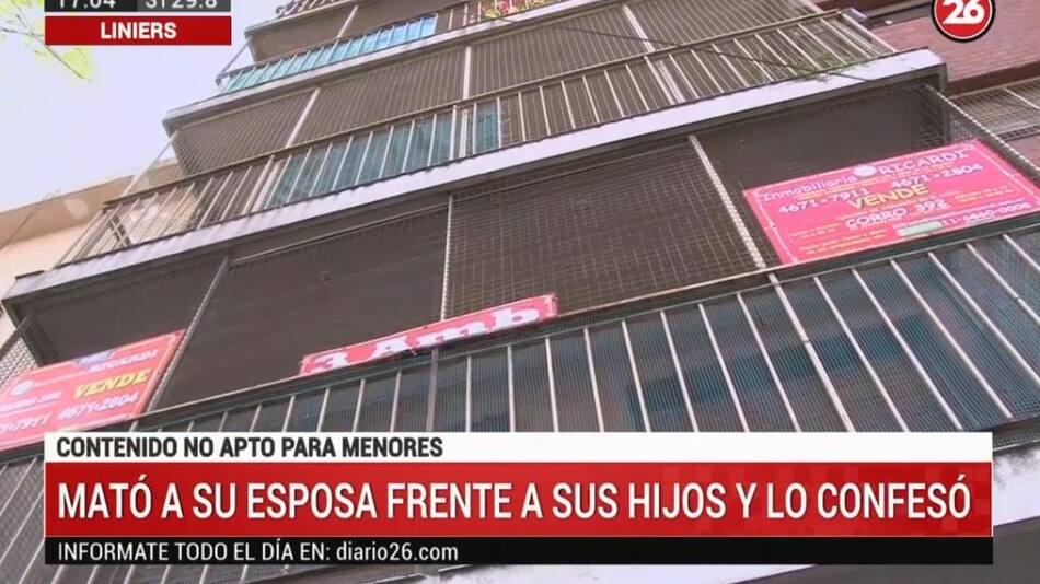 Femicidio de una mujer en el barrio Vélez Sarsfield y detención de su pareja, CANAL 26