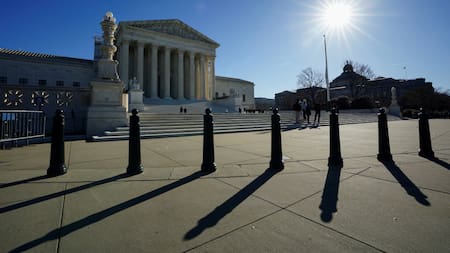 El Tribunal Supremo, ubicado en Washington. Foto: Reuters