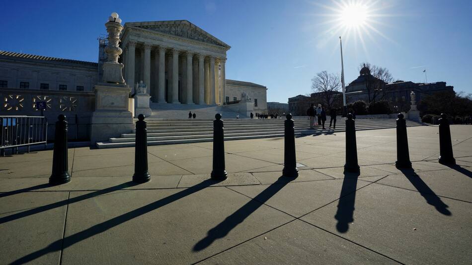 El Tribunal Supremo, ubicado en Washington. Foto: Reuters