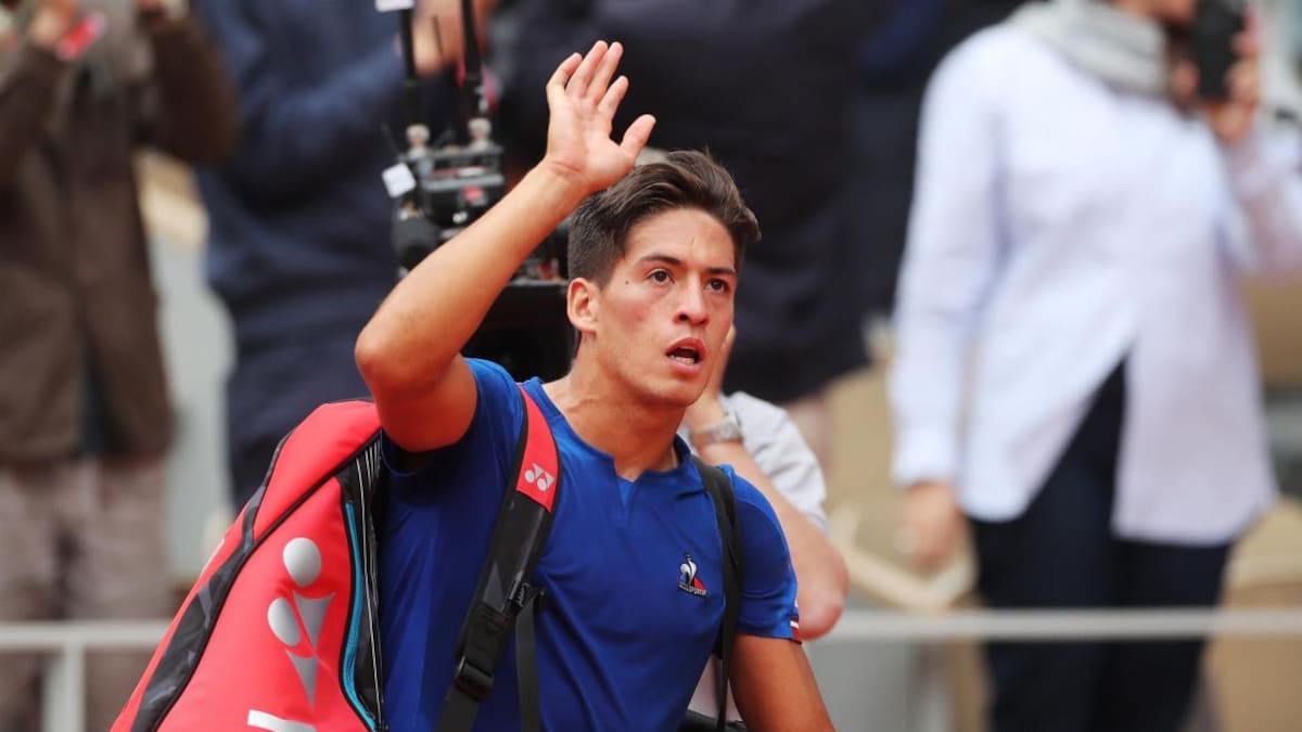 Sebastían Báez, Roland Garros. Foto: EFE.