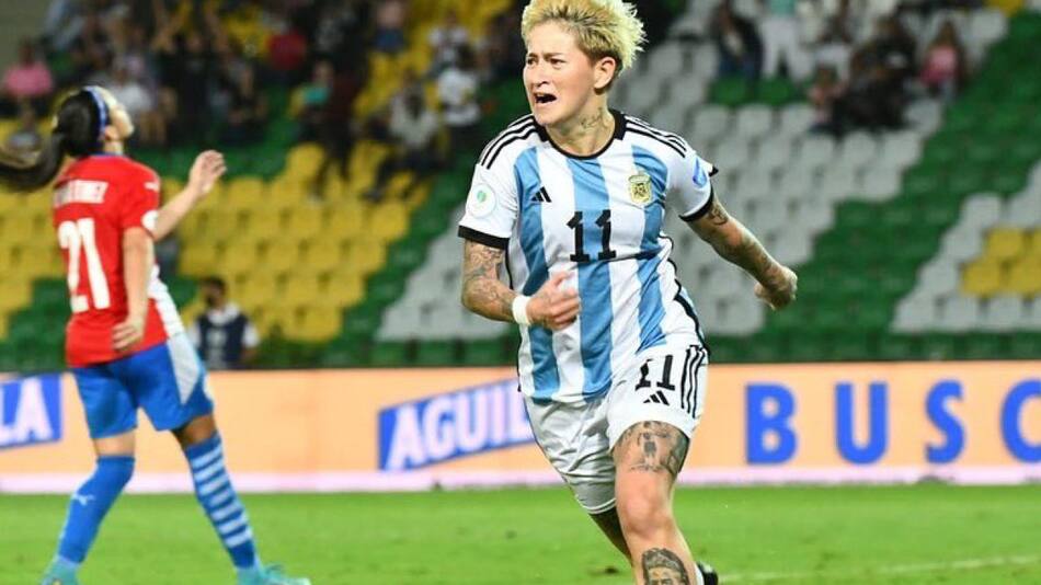 Yamila Rodríguez, jugador de fútbol. Foto: NA