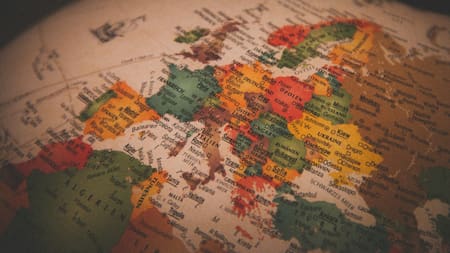 Mapa de Europa. Foto: Unsplash