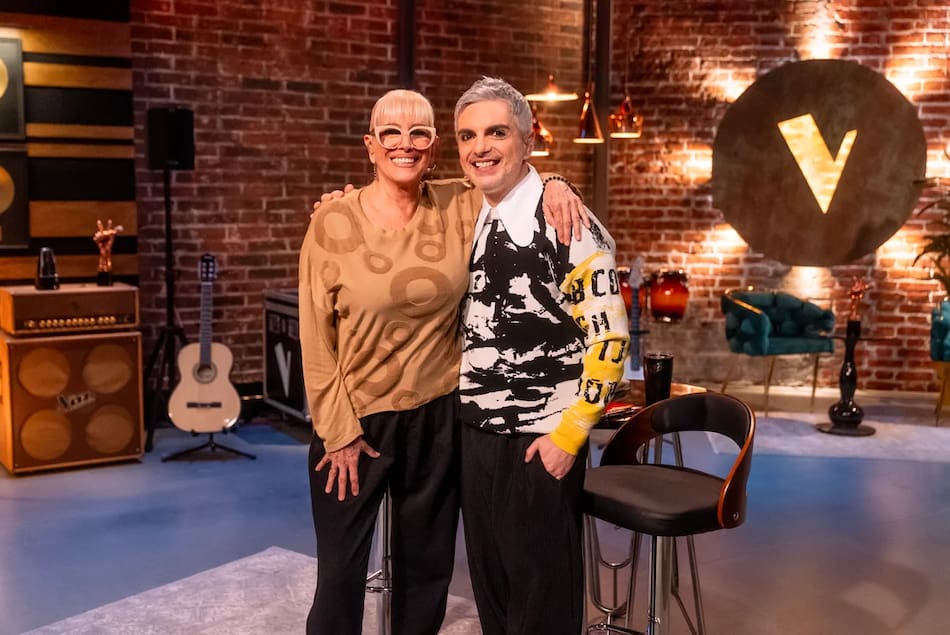 Miranda junto a Valeria Lynch en La Voz Argentina 2025