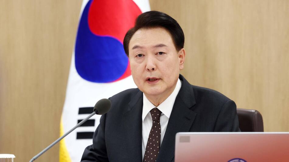 Yoon Suk-yeol, presidente de Corea del Sur. Foto: EFE.
