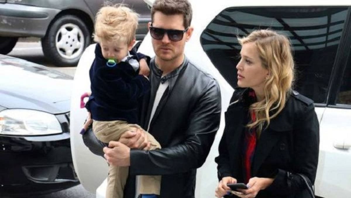 Luisana Lopilato, Michael Bublé y Noah