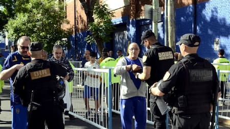 Operativo de seguridad para el Superclásico.