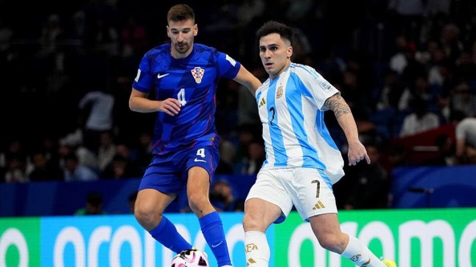 Mundial de Futsal Uzbekistán 2024, Argentina vs. Croacia.
