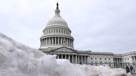 Bajas temperaturas en Washington. Foto: REUTERS.
