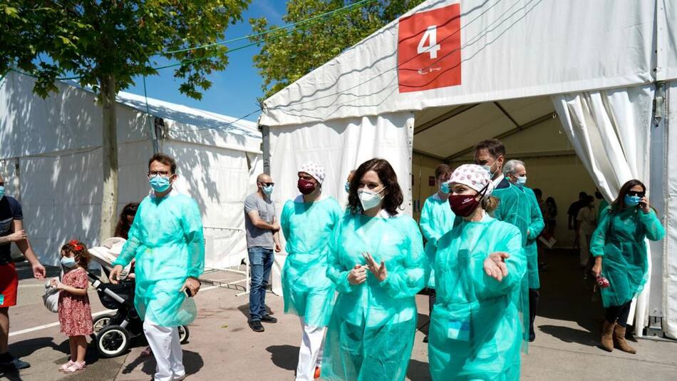 Testeos para coronavirus en España