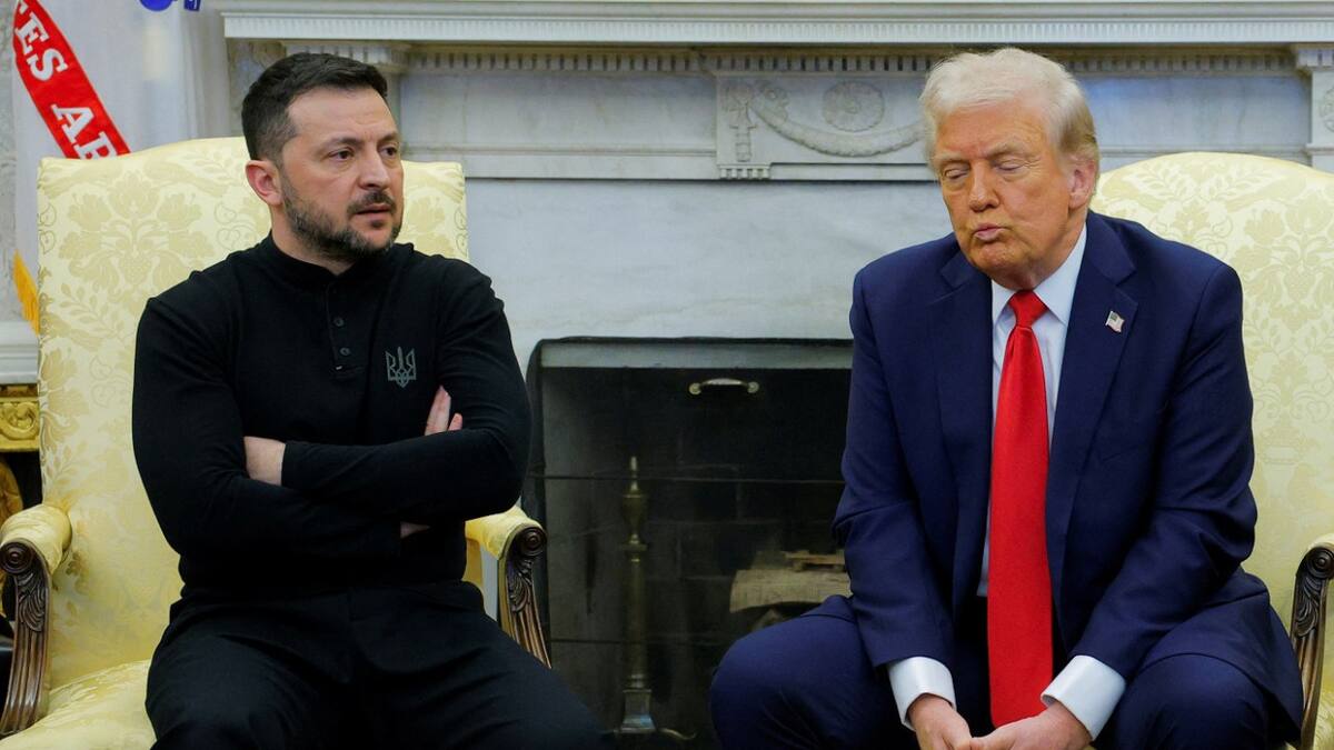 Donald Trump y Volodímir Zelenski. Foto: Reuters/Brian Snyder.