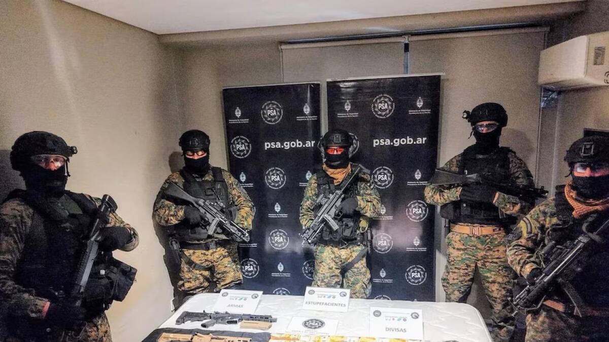 Parte de lo secuestrado por la PSA. Foto: PSA.