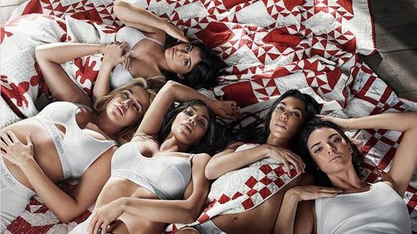Las hermanas Kardashian en ropa interior
