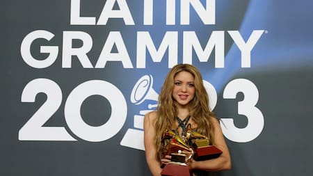 Shakira se llevó tres Latin Grammy. Foto: Reuters.