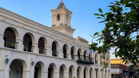 Cabildo de Salta. Foto Twitter @GobCiudadSalta.