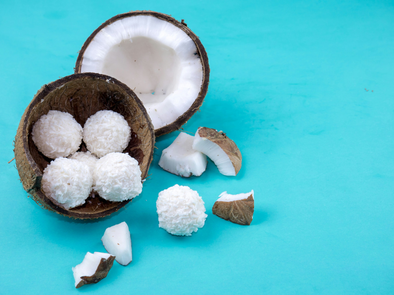 bombones de coco. Fuente: Unsplash