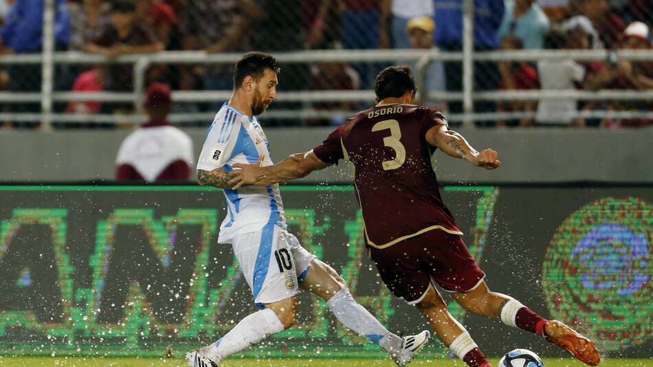 Argentina vs Venezuela. Foto: Reuters
