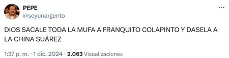 Las repercusiones en redes tras el choque de Colapinto. Foto: X.