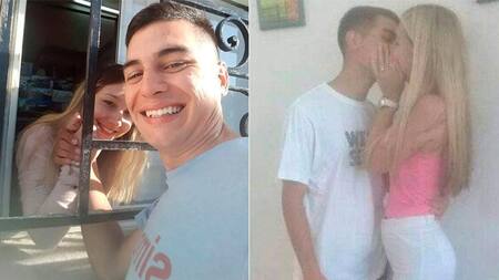 Nahir Galarza y su novio Matías Caudana