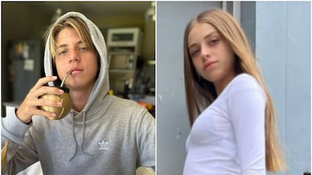 Valentino López y Julieta Filliol. Fotos: Instagram.