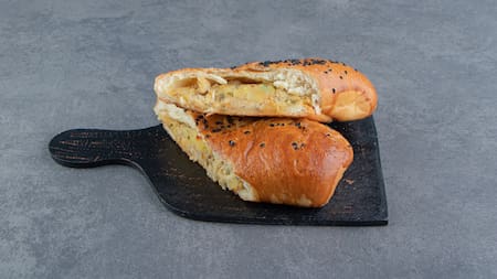 Pan ciabatta.
