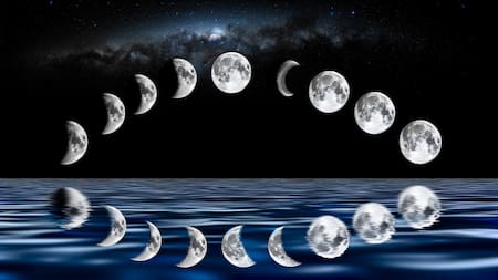 Calendario lunar de mayo. Foto: Canal 26.