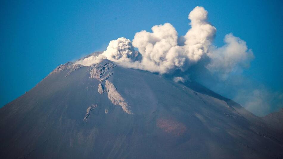 Volcán Popocatépetl, México, erupción, Foto Reuters