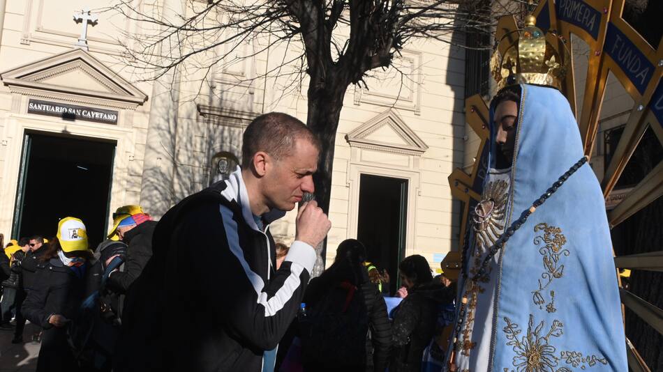 Peregrinación a Luján. Foto: Télam.