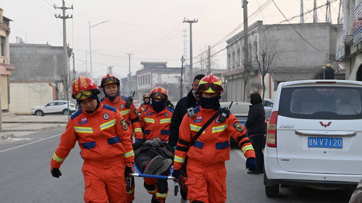 Terremoto en China. Foto: Reuters.