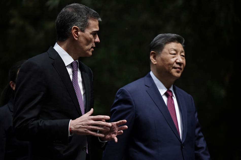 Pedro Sánchez y Xi Jinping. Foto: Netflix/Andrés Martínez Casares.