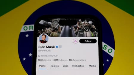 Elon Musk, en conflicto con Brasil por el veto a X. Foto: Reuters